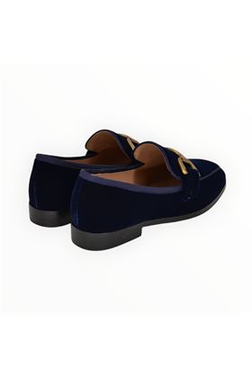 Mocassino donna in velluto colore blu. BIBI LOU- | 570Z70-MARINO
